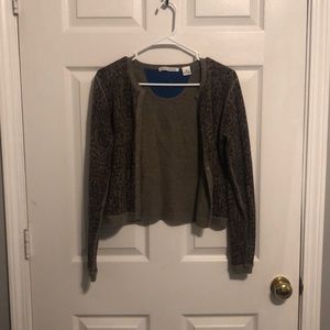 Cropped cashmere sweater